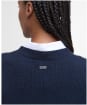 Women's Barbour Woodhouse Knitted Jumper - Navy