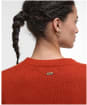 Women's Barbour Woodhouse Knitted Jumper - Orange