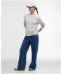 Women's Barbour Woodhouse Knitted Jumper - Oatmeal