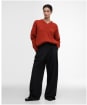 Women's Barbour Antonia Knitted Jumper - Burnt Orange