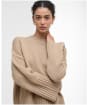 Women's Barbour Sophia Knitted Jumper - Pale Camel