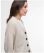 Women's Barbour Faye Knitted Cardigan - Oatmeal