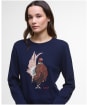 Women's Barbour Homeswood Knitted Jumper - Navy