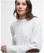 Women's Barbour Belford Knitted Jumper - Aran Tropical