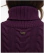 Women's Barbour Embleton Knitted Jumper - Black Cherry