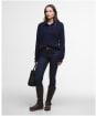 Women's Barbour Norham Knitted Jumper - Navy