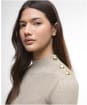 Women's Barbour International Stella Knitted Jumper - Oat