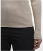 Women's Barbour International Stella Knitted Jumper - Oat