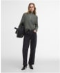 Women's Barbour International Lola Knitted Jumper - Dusky Khaki