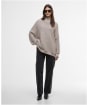 Women's Barbour International Kaia Knitted Jumper - Oat