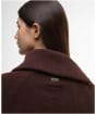 Women's Barbour International Saskia Knitted Jumper - Chocolate