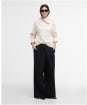 Women's Barbour International Saskia Knitted Jumper - Off White
