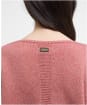Women's Barbour International Juliana Knitted Jumper - Raspberry