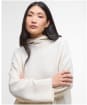 Women's Barbour Evette Knitted Hoodie - Birch