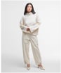 Women's Barbour Evette Knitted Hoodie - Birch