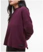 Women's Barbour Leonie Knitted Jumper - Black Cherry