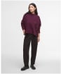 Women's Barbour Leonie Knitted Jumper - Black Cherry