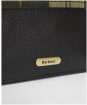 Women's Barbour Alder Leather Card Holder - Black / Ancient 