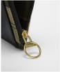 Women's Barbour Alder Leather Card Holder - Black / Ancient 
