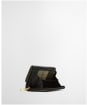 Women's Barbour Rosa Leather French Purse - Black / Ancient 