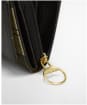 Women's Barbour Rosa Leather French Purse - Black / Ancient 