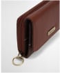 Women's Barbour Rosa Leather French Purse - Brown / Classic