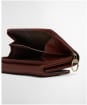 Women's Barbour Rosa Leather French Purse - Brown / Classic