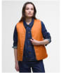 Women's My Barbour Reversible Liner - Timberwolf / Marigold