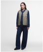 Women's My Barbour Reversible Liner - Timberwolf / Marigold