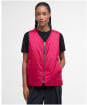 Women's My Barbour Reversible Liner - Sage / Zeni Pink