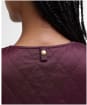 Women's My Barbour Reversible Liner - Aubergine / Pollen