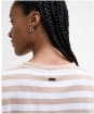 Women's Barbour Bede Oversized Top - Pale Camel Stripe
