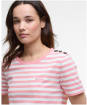 Women's Barbour Ferryside Top - Coral Stripe