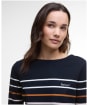 Women's Barbour Hawkins Top - NAvy Stripe 3