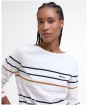 Women's Barbour Hawkins Top - Cloud Stripe 3