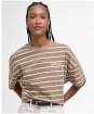 Women's Barbour Faye Top - Military Brown
