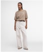 Women's Barbour Faye Top - Military Brown