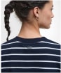 Women's Barbour Faye Top - Navy Stripe
