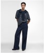 Women's Barbour Faye Top - Navy Stripe