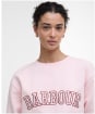 Women's Barbour Northumberland Sweatshirt - Pink Blush