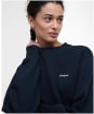 Women's Barbour Bede Oversized Crew Sweatshirt - Navy