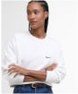 Women's Barbour Bede Oversized Crew Sweatshirt - Cloud