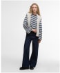 Women's Barbour Robyn Sweatshirt - Dark Navy Stripe