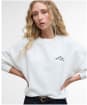 Women's Barbour Harper Sweatshirt - Cloud