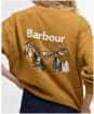 Women's Barbour Harper Sweatshirt - Mustard