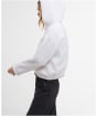 Women's Barbour International Lola Fleece Hoodie - Off White