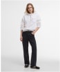 Women's Barbour International Lola Fleece Hoodie - Off White