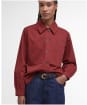 Women's Barbour Willow Overshirt - Burnt Henna