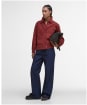 Women's Barbour Willow Overshirt - Burnt Henna