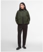 Women's Barbour Leonie Overshirt - Olive